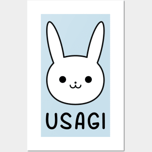 Cute Japanese Rabbit Kawaii Bunny Posters and Art